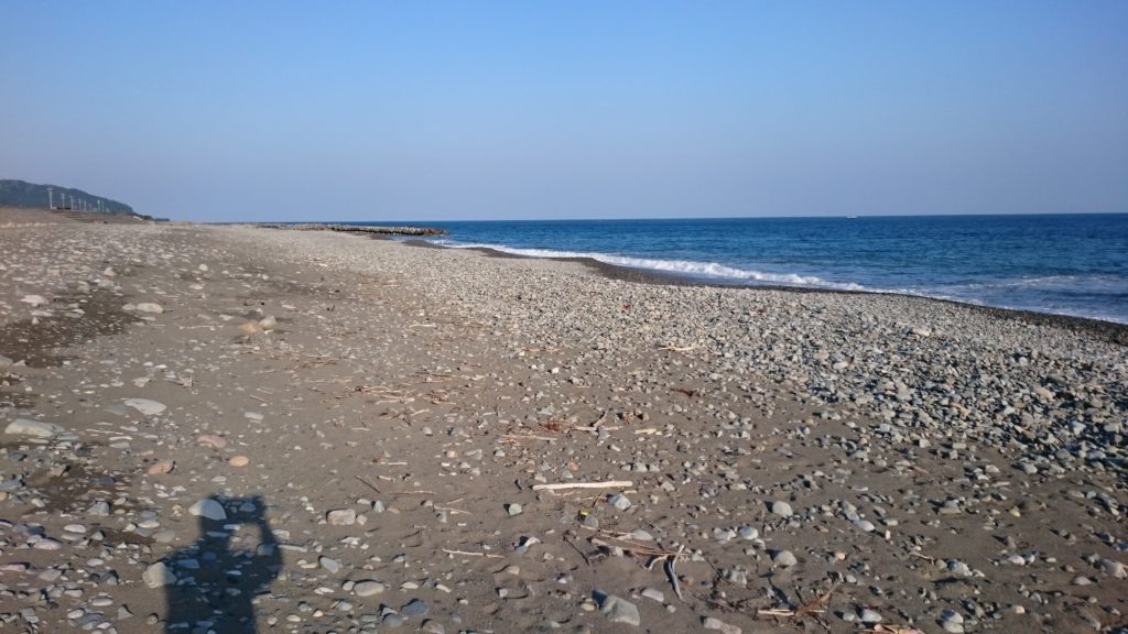 境川河口左岸の海岸